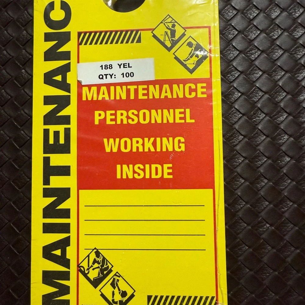 🧚🏻‍♀️ Double Sided Maintenance Door Tags For Landlord and Contractors